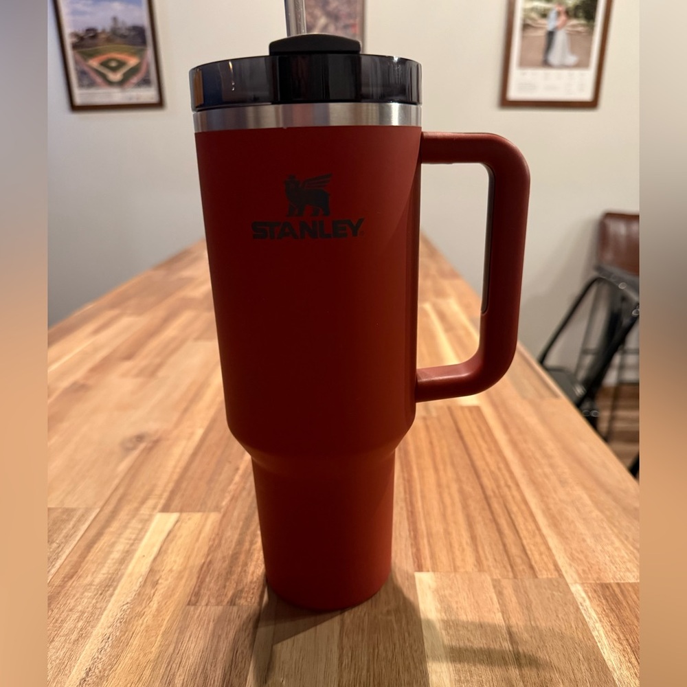 Stanley 40oz Soft Matte red rust tumbler